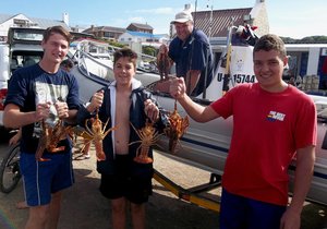 Kreef op die spyskaart